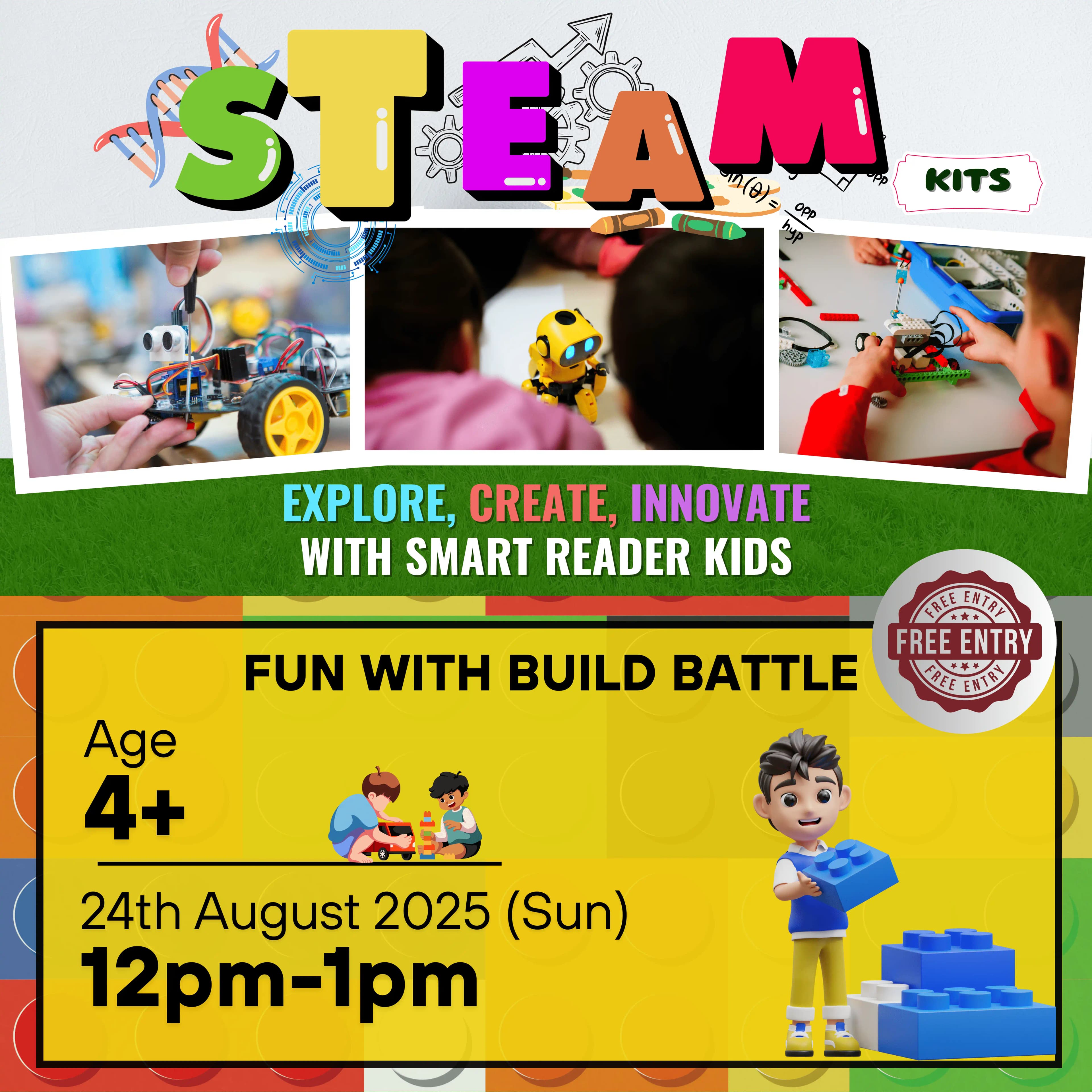 Steam Kits + Fun with Build Battle