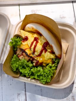BBQ pork baoger